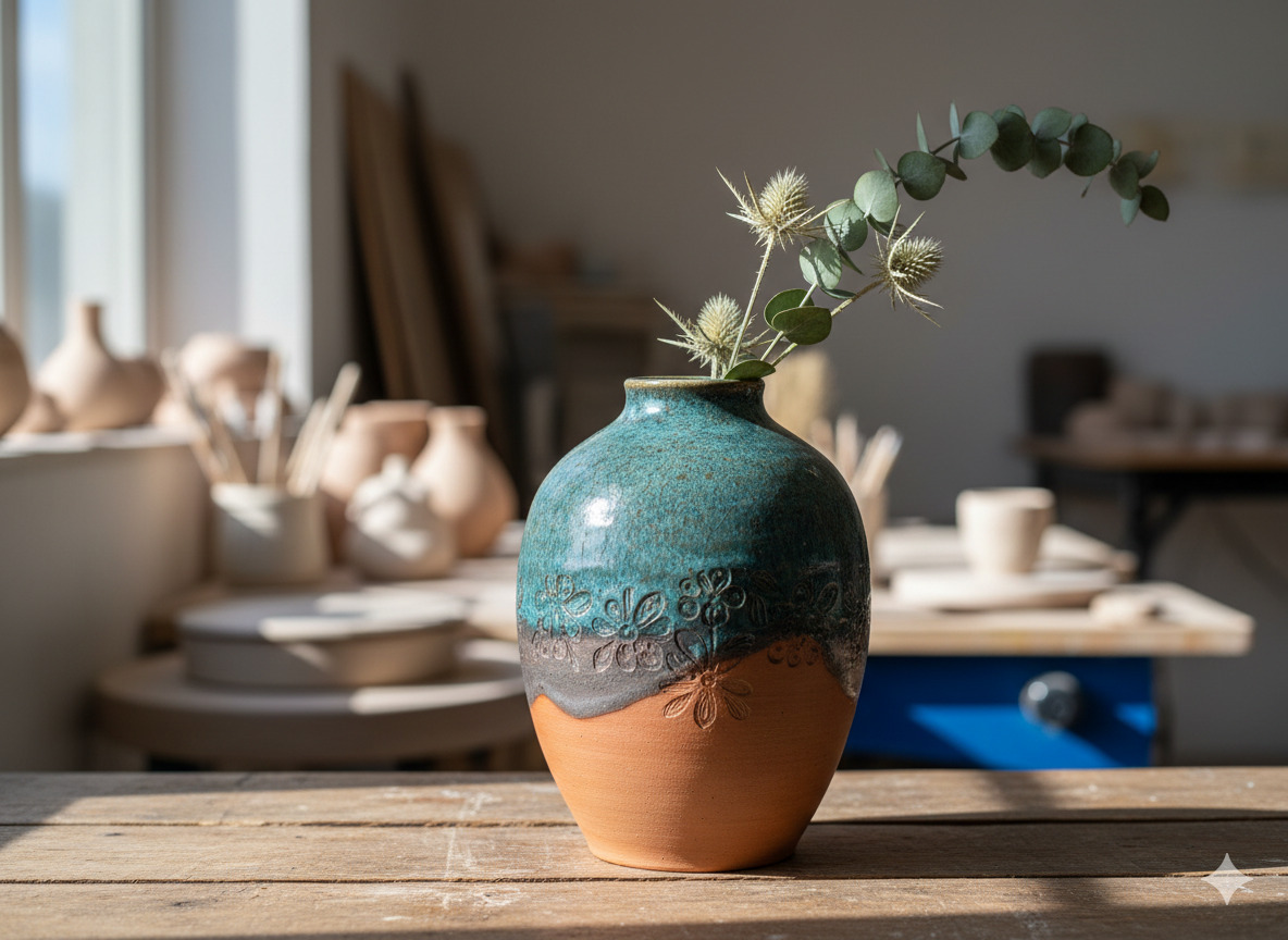 Artisan Ceramic Vase